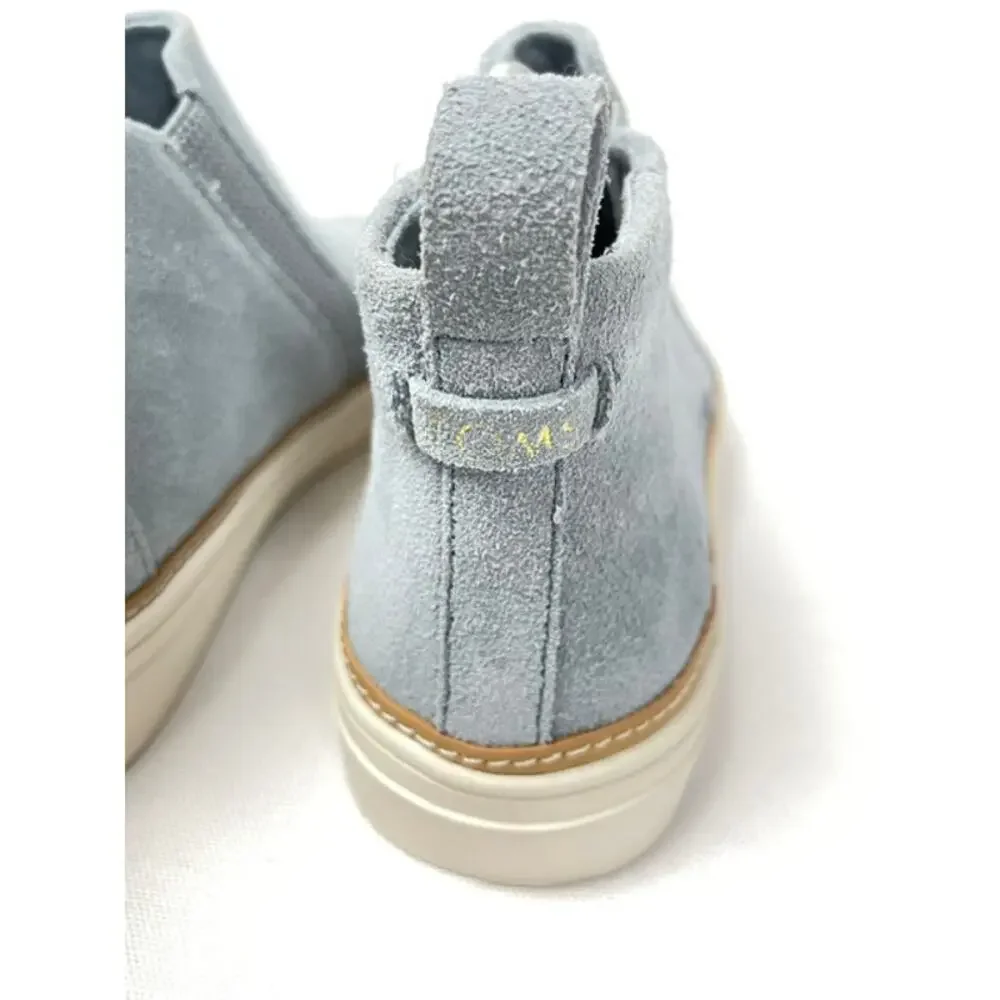 TOMS Suede Chelsea Sneaker Booties Ice Blue Womens 9 Casual Comfort Shoes Resort